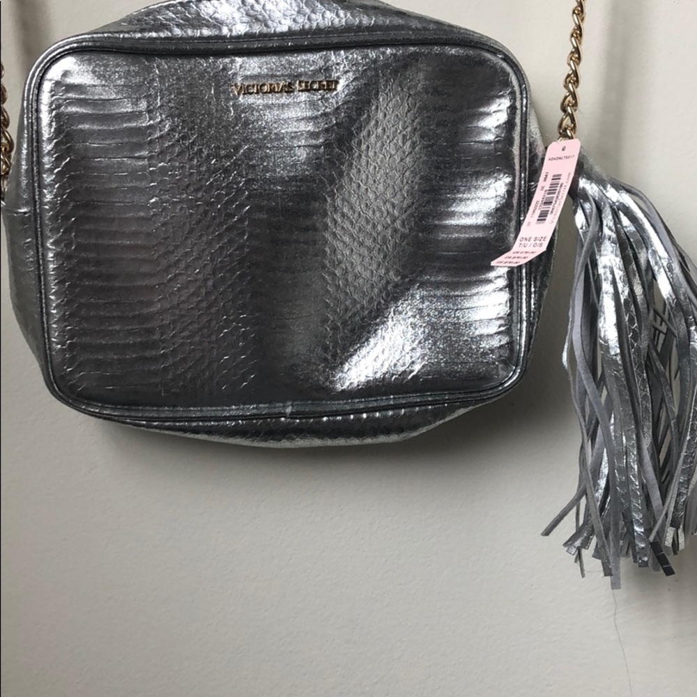 Victoria Secret Silver Purse